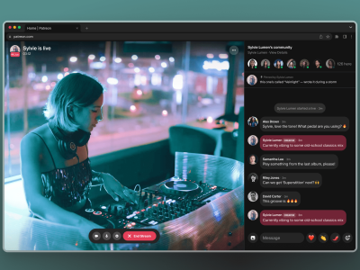 Patreon Hadirkan Fitur Live Streaming untuk Tantang Dominasi Twitch