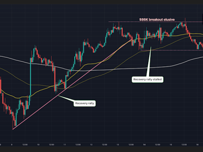 Bitcoin Berjuang di Bawah Rp 1.41 miliar ($86K) , Tanda-tanda Tekanan Jual Meningkat