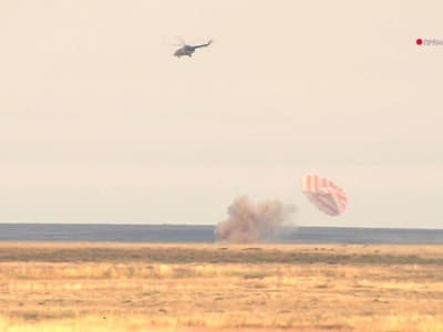 Kapsul Soyuz MS-26 Kembali ke Bumi Setelah Misi ISS yang Sukses