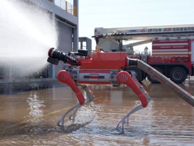 Unitree Luncurkan Robot Quadruped Canggih untuk Bantu Pemadam Kebakaran