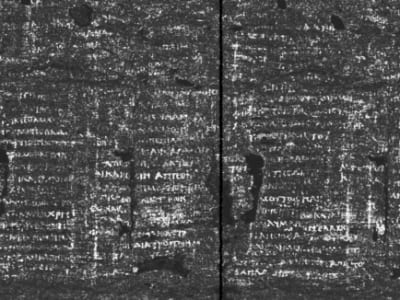 Peneliti Gunakan AI untuk Membaca Gulungan Papirus Kuno dari Vesuvius Tanpa Merusak