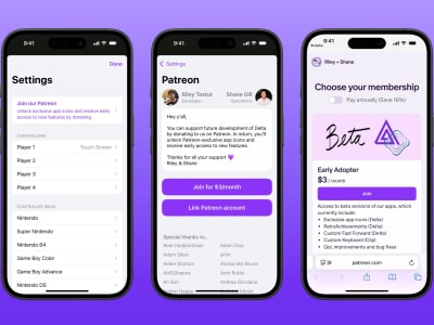 Delta Emulator Manfaatkan Putusan Epic Games, Tawarkan Langganan Patreon Tanpa Potongan Apple