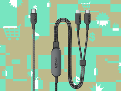 Diskon Terbaik Kabel USB-C Anker 2-in-1, Isi Daya Cepat untuk Dua Perangkat Sekaligus