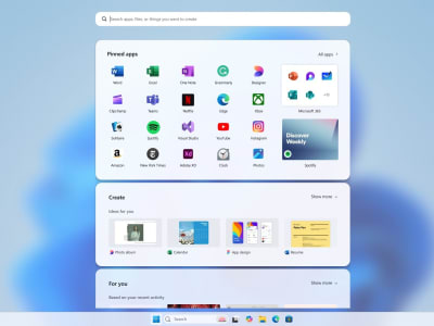 Microsoft Hadirkan Menu Start Windows 11 Lebih Besar dan Bisa Nonaktifkan Feed Rekomendasi