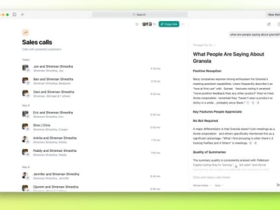 Granola Raih Dana Rp 707.13 miliar ($43 Juta)  dan Luncurkan Fitur Kolaborasi Canggih Berbasis AI