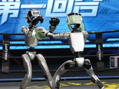 Robot Humanoid Unitree G1 Tanding Kickboxing di Hangzhou, Tunjukkan Kecanggihan AI