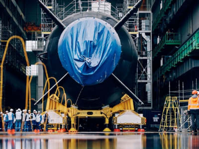 Prancis Luncurkan Kapal Selam Nuklir De Grasse dalam Program Barracuda