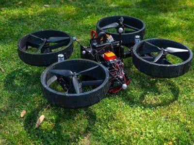 Robot ATMO: Transformasi Mulus dari Udara ke Darat Tanpa Mendarat Dulu