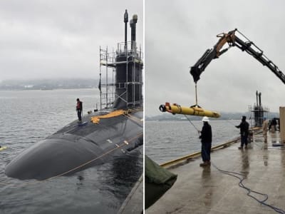 US Navy Uji Peluncuran Robot Bawah Air dari Kapal Selam untuk Misi Rahasia
