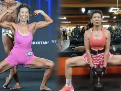 Nenek 71 Tahun Raih Medali dalam Kompetisi Kebugaran Nasional, Bukti Usia Bukan Halangan