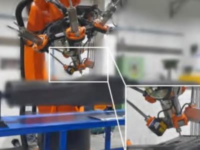 Robot Pengebor Presisi Percepat Produksi Drone Pertahanan di Beijing