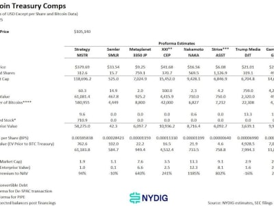 Cara Menilai Perusahaan Bitcoin Treasury dengan Metrik mNAV dan Premi Ekuitas