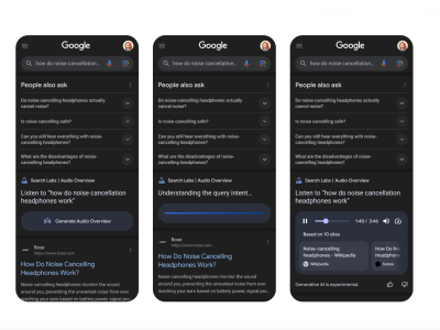 Google Uji Fitur Audio Podcast AI di Halaman Pencarian Mobile