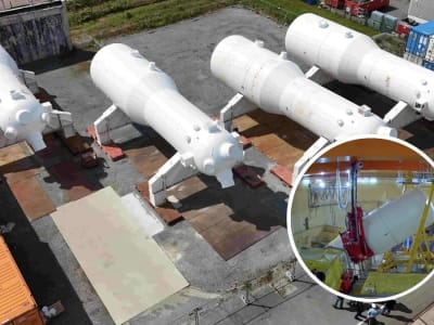 Keberhasilan Pengangkatan Empat Generator Uap Raksasa di Pembangkit Nuklir Jerman