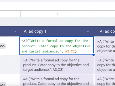 Google Sheets Hadirkan Fungsi AI Baru untuk Membuat Teks Otomatis di Spreadsheet