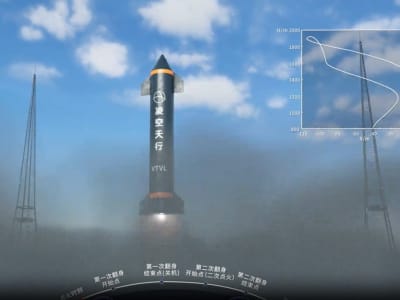 Perusahaan China Luncurkan Roket yang Bisa Manuver dan 'Hujan Meteor' Buatan