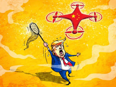 Perintah Trump untuk Batasi Drone China: Upaya Terbaru Menghadapi Dominasi Pasar
