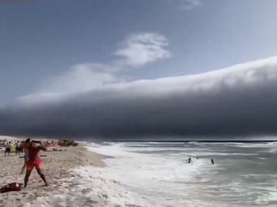 Fenomena Langit Awan Mirip Tsunami di Portugal Terkait Perubahan Iklim