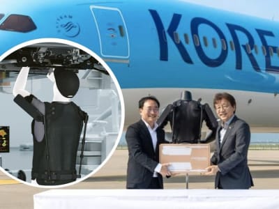 X-ble Shoulder Robot: Solusi Cerdas Kurangi Beban Bahu Pekerja Penerbangan