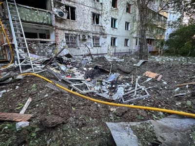 Serangan Drone dan Rudal Rusia Memperparah Konflik di Ukraina