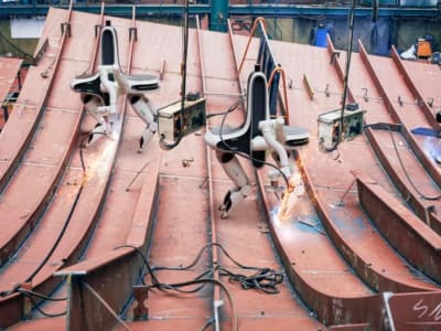 Kolaborasi Robot Canggih Jadi Solusi Otomatisasi di Industri Galangan Kapal