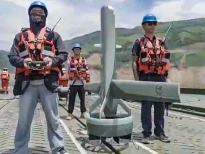 Drone Vertikal China Uji Coba di Pegunungan untuk Penyelamatan Bencana