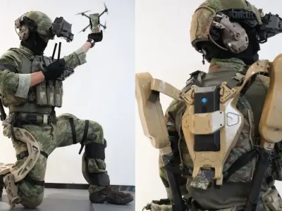 China Kembangkan Setelan Eksoskeleton untuk Tentara Pengendali Drone Masa Depan
