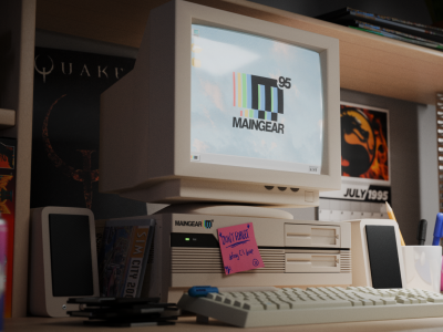 Maingear Luncurkan PC Retro95 Bergaya 90-an dengan Komponen Modern