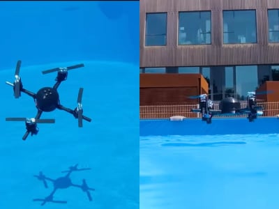 Drone Hibrida 3D-Print dari Denmark Bisa Terbang dan Selam Sekaligus
