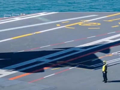 China Uji Coba Pelepasan Pesawat Katapel di Kapal Induk Fujian, Nyaris Setara AS