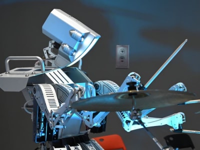 Robot Drummer: Robot Humanoid yang Bisa Main Drum dengan Presisi Manusia