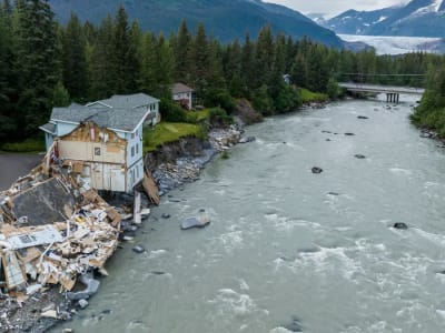 Peringatan Banjir Bersejarah di Mendenhall, Juneau Dipicu Perubahan Iklim