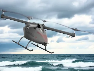 Drone VTOL KARGO II dengan Kapasitas Angkut Besar Hadir untuk Misi Sulit