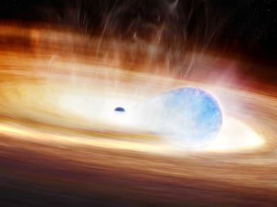 Supernova Unik: Bintang Masif Terperangkap dalam Tarik Gravitasi Lubang Hitam