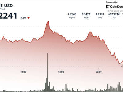 Harga Dogecoin Tertekan di Bawah Support Kritis, Risiko Serangan 51% Mengintai