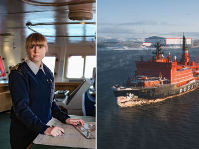 Marina Starovoitova, Kapten Wanita Pertama Kapal Pemecah Es Nuklir Rusia