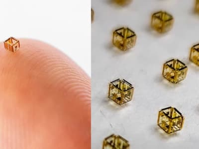 Microrobot Pintar Berbentuk Kubus Otonom yang Bisa Berkomunikasi dengan Cahaya