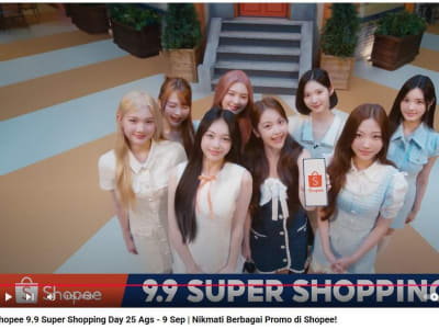 Hearts2Hearts & Shopee Kolaborasi, Bikin Iklan 9.9 Jadi Viral dan Seru!