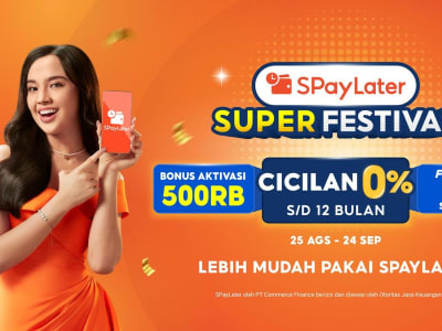 Promo SPayLater Super Festival 2025: Belanja Mudah dan Cicilan 0% Hingga 12 Bulan