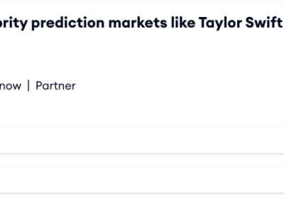 Trader Polymarket Raih Untung Besar dari Rumor Pertunangan Taylor Swift dan Travis Kelce