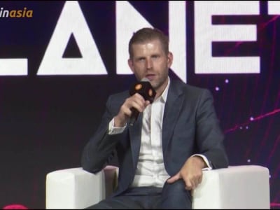 Eric Trump Sebut China Kekuatan Besar dalam Kripto, AS Berjuang Menang Digital