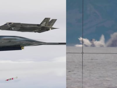 AS dan Norwegia Uji Senjata Presisi Quicksink dengan B-2 dan F-35 di Laut Norwegia