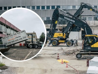 Mesin Konstruksi Listrik Volvo Cetak Rekor Proyek Dekontruksi Ramah Lingkungan