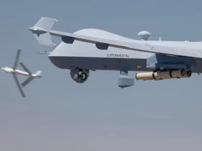 Drone Besar Meluncurkan Munisi Canggih, Tingkatkan Keunggulan Militer