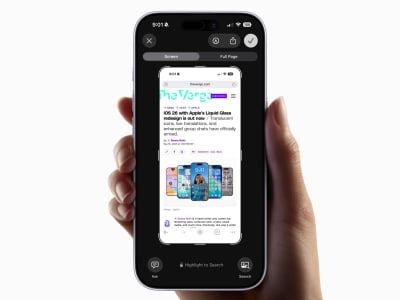 Cara Mudah Matikan Pratinjau Layar Penuh Screenshot di iOS 26