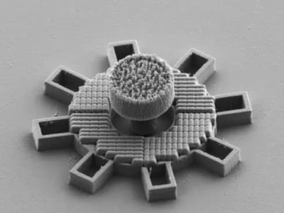 Motor Mikro Terkecil Di Dunia: Roda Gigi Bergerak Dengan Cahaya Laser