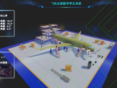 Pabrik C919 di Shanghai Ciptakan Sistem Pelacakan Real-Time untuk Keselamatan Pesawat