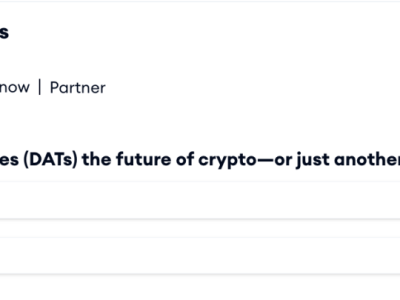 Digital Asset Treasuries: Peluang Besar dan Risiko Besar dalam Dunia Crypto