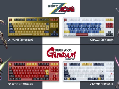 Realforce Luncurkan Keyboard Mekanik Bertema Gundam, Ini Model dan Desainnya