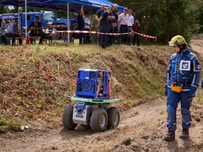 Robot Semi-Otonom Berbasis AI Bantu Evakuasi Alat Berat Saat Bencana